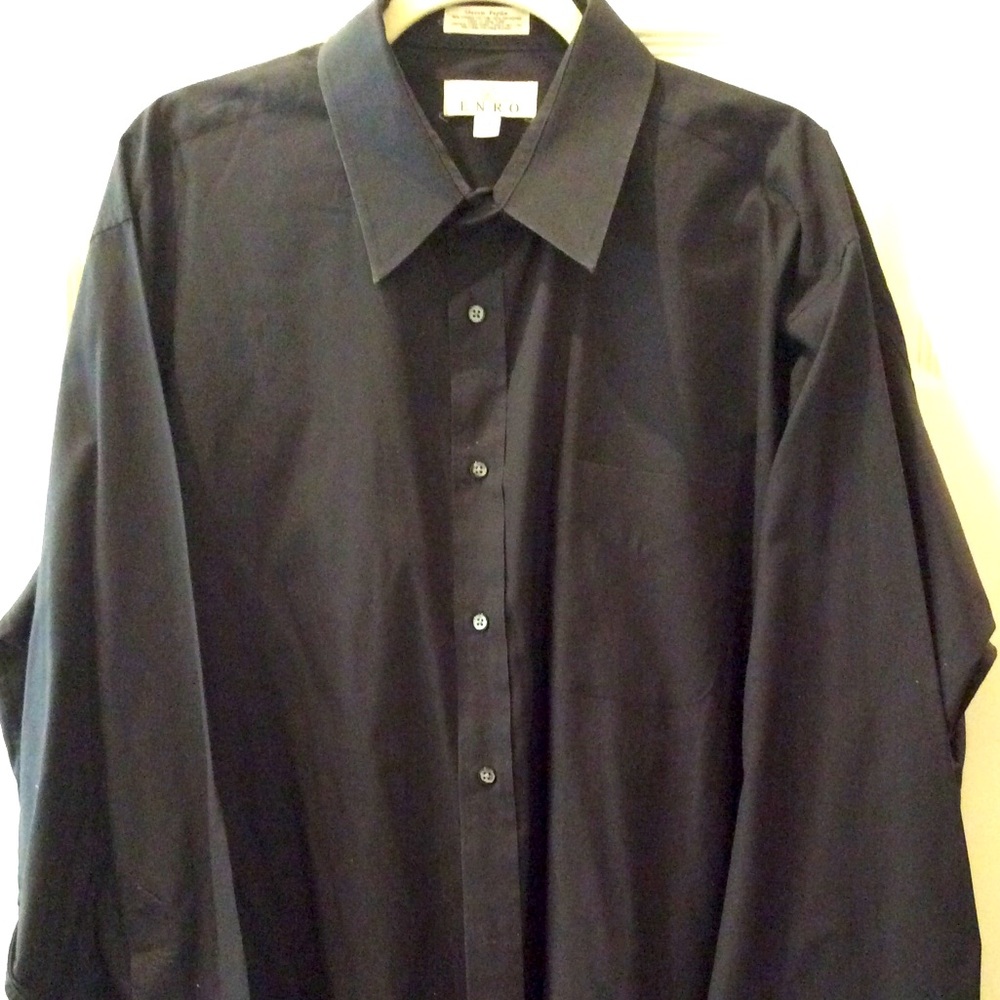 Enro Black Men’s Long sleeve Shirt